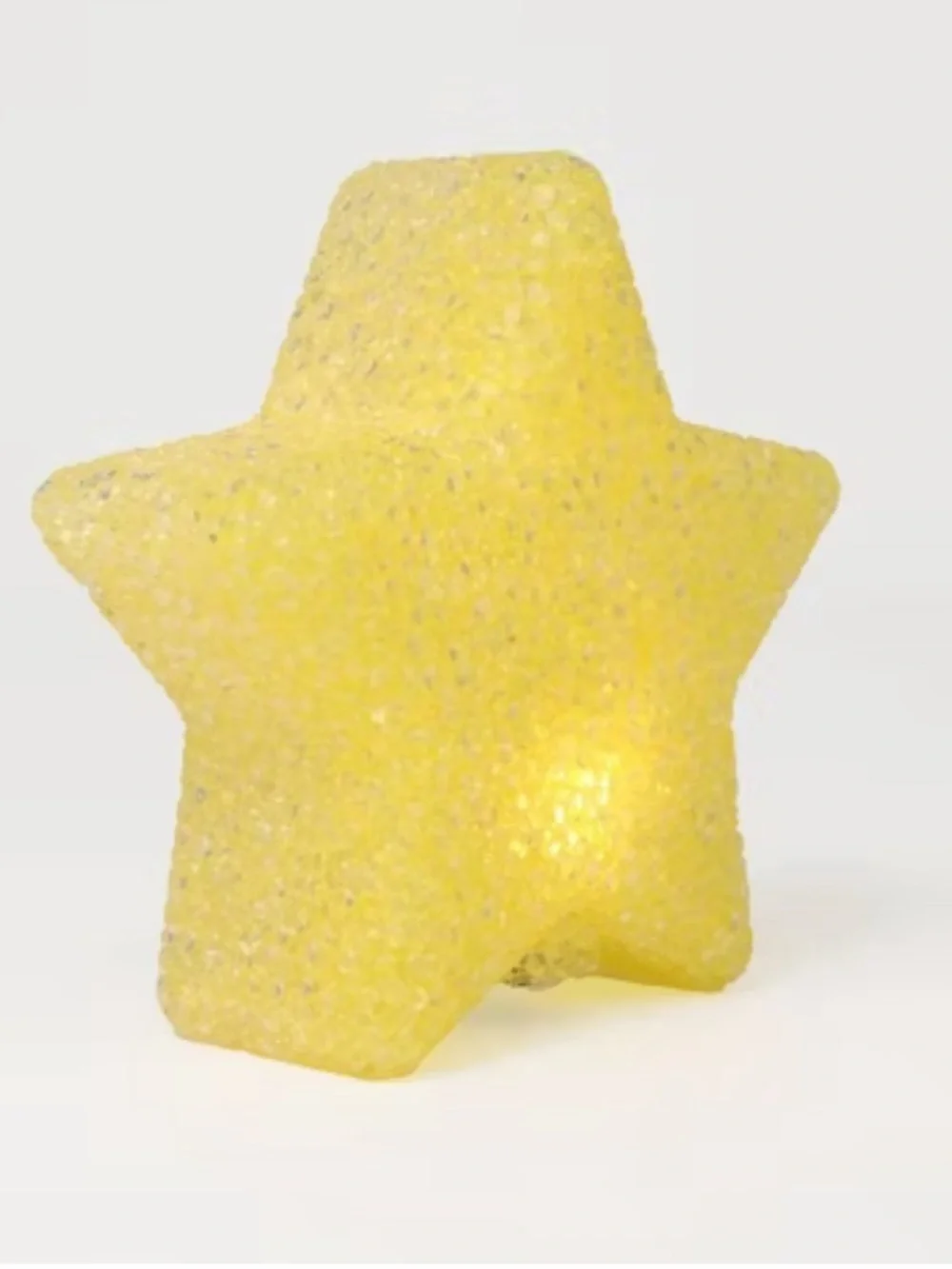 Novelty Light Warm White LED Star - Yellow